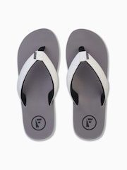 Foamlife Mid Grey Mens Traa Flip Flops - Image 2 of 5