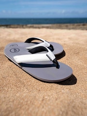 Foamlife Mid Grey Mens Traa Flip Flops - Image 5 of 5