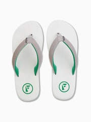 Foamlife White Mens Fresco Flip Flops - Image 2 of 6