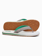 Foamlife White Mens Fresco Flip Flops - Image 3 of 6