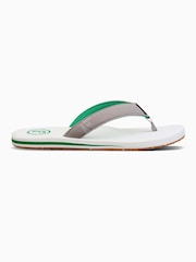 Foamlife White Mens Fresco Flip Flops - Image 4 of 6