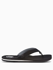 Foamlife Black Mens Tarlan Flip Flops - Image 4 of 6