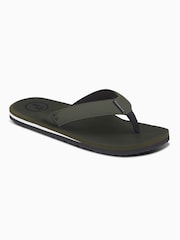Foamlife Green Mens Tarlan Flip Flops - Image 1 of 6