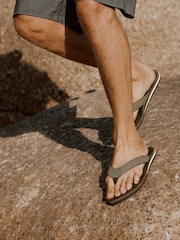 Foamlife Green Mens Tarlan Flip Flops - Image 6 of 6