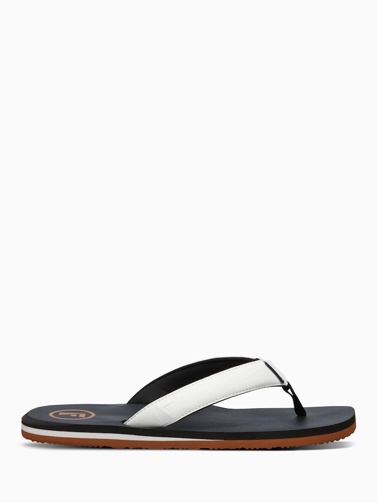 Foamlife Black Mens Traa-SC Flip Flops - Image 2 of 6