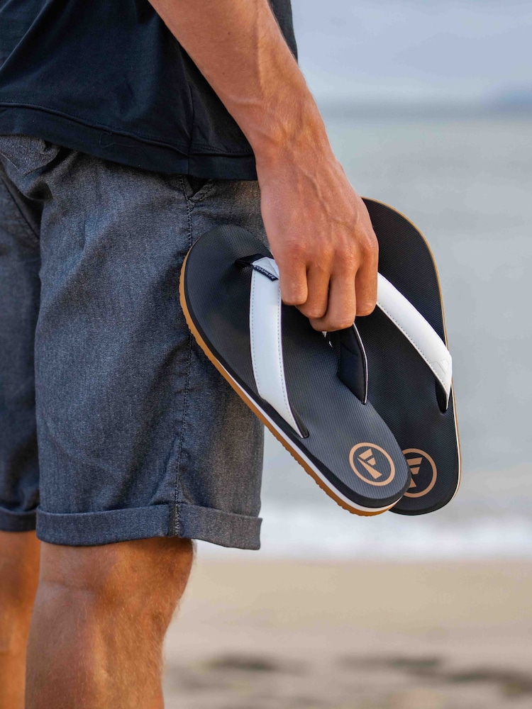 أسود - Foamlife Mens Traa-SC Flip Flops - صورة 6 من 6 أسود - Foamlife Mens Traa-SC Flip Flops - صورة 6 من 6