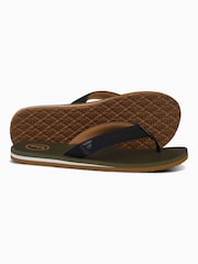 Foamlife Green Mens Traa-SC Flip Flops - Image 3 of 5