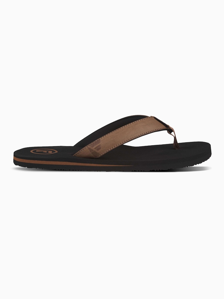 Foamlife Black Mens Pampa Artist Series Flip Flops - Image 9 of 9 Foamlife Black Mens Pampa Artist Series Flip Flops - Image 9 of 9