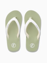 Foamlife Green Womens Lixi-SC Flip Flops - Image 2 of 6