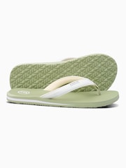 Foamlife Green Womens Lixi-SC Flip Flops - Image 3 of 6