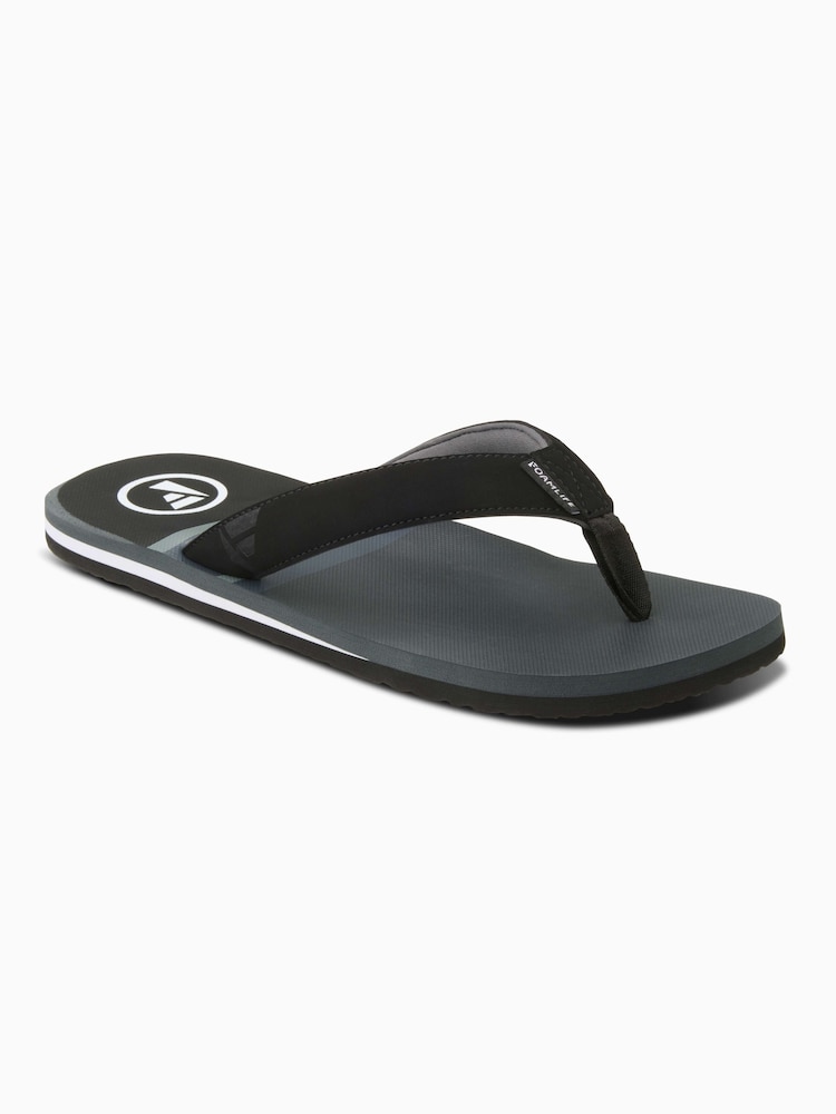 Foamlife Grey Mens Rullen-SC Flip Flops - Image 2 of 4