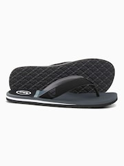 Foamlife Grey Mens Rullen-SC Flip Flops - Image 3 of 4