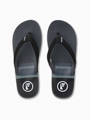 Foamlife Grey Mens Rullen-SC Flip Flops - Image 4 of 4