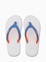 Foamlife White Sully Flip Flops - Image 4 of 6