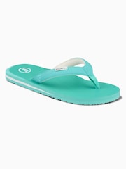 Foamlife Green Womens Lixi Flip Flops - Image 1 of 6