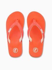 Foamlife Orange Marl Womens Lixi Flip Flops - Image 2 of 6