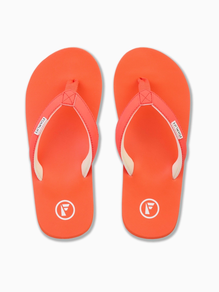 Foamlife Orange Marl Womens Lixi Flip Flops - Image 2 of 6