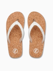 Foamlife Brown Womens Goldie Flip Flops - Image 2 of 6