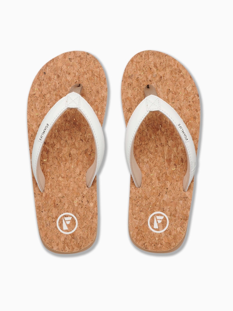 Foamlife Brown Womens Goldie Flip Flops - Image 2 of 6