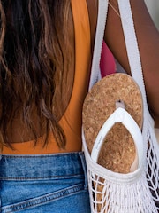 Foamlife Brown Womens Goldie Flip Flops - Image 6 of 6