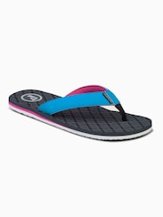 Foamlife Grey Mens Traad Flip Flops - Image 1 of 5