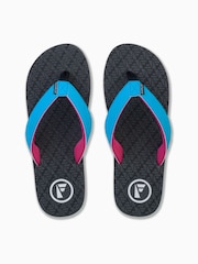 Foamlife Grey Mens Traad Flip Flops - Image 2 of 5