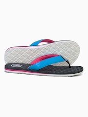 Foamlife Grey Mens Traad Flip Flops - Image 3 of 5