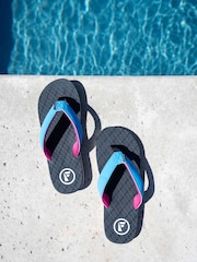 Foamlife Grey Mens Traad Flip Flops - Image 5 of 5