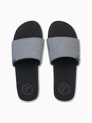Foamlife Black Mens Sharrp Slide Sliders - Image 2 of 5