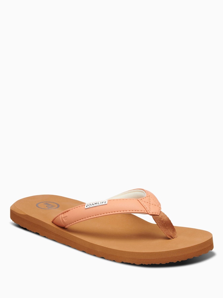 Foamlife Brown Womens Seales SC Flip Flops - Image 2 of 6