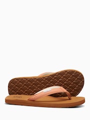 Foamlife Brown Womens Seales SC Flip Flops - Image 3 of 6