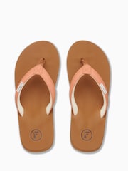 Foamlife Brown Womens Seales SC Flip Flops - Image 4 of 6