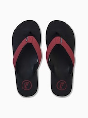 Foamlife Red Mens Traa-SC Flip Flops - Image 2 of 5