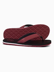 Foamlife Red Mens Traa-SC Flip Flops - Image 3 of 5