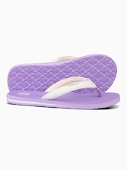 Foamlife Purple Womens Lixi-SC Flip Flops - Image 3 of 5
