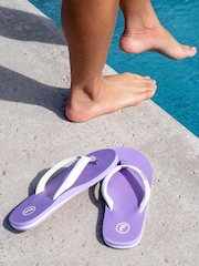 Foamlife Purple Womens Lixi-SC Flip Flops - Image 4 of 5