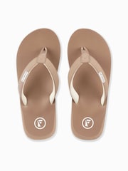 Foamlife Brown Womens Lixi Flip Flops - Image 2 of 6