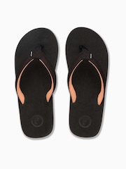 Foamlife Brown Womens Wahoo Flip Flops - Image 2 of 6