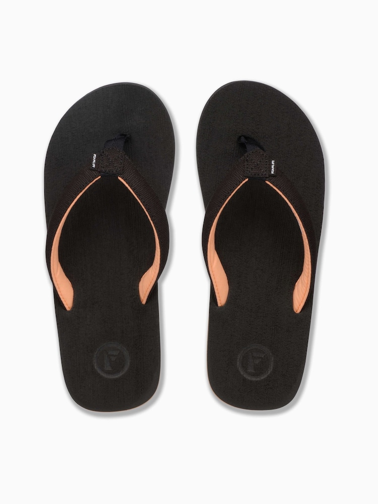 Foamlife Brown Womens Wahoo Flip Flops - Image 2 of 6