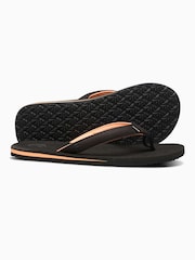 Foamlife Brown Womens Wahoo Flip Flops - Image 3 of 6