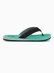 Foamlife Green Mens Traa Flip Flops - Image 4 of 6