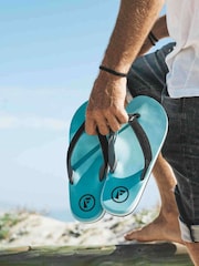 Foamlife Green Mens Traa Flip Flops - Image 6 of 6