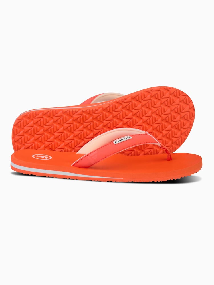 Foamlife Green Mens Traa Flip Flops - Image 8 of 8 Foamlife Green Mens Traa Flip Flops - Image 8 of 8