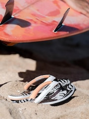Foamlife Black Chrome Womens Zikat-SC Flip Flops - Image 6 of 6