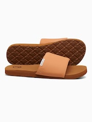 Foamlife Brown Womens Seales Slide Sliders - Image 3 of 6