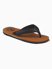 Foamlife Brown Mens Seales Flip Flops - Image 1 of 6