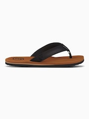 Foamlife Brown Mens Seales Flip Flops - Image 4 of 6