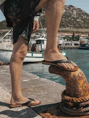 Foamlife Brown Mens Seales Flip Flops - Image 5 of 6