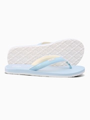 Foamlife Blue Womens Lixi-SC Flip Flops - Image 3 of 6