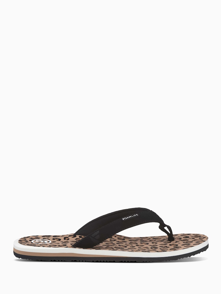 Foamlife Brown Womens Zikat-SC Flip Flops - Image 1 of 6 Foamlife Brown Womens Zikat-SC Flip Flops - Image 1 of 6